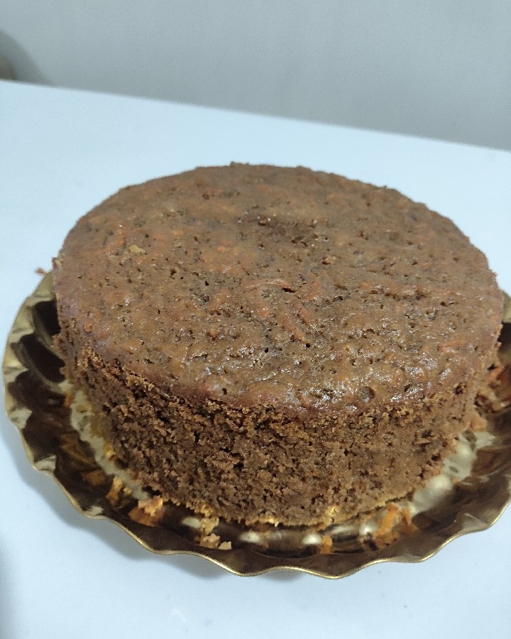 عکس کیک هویج و گردو