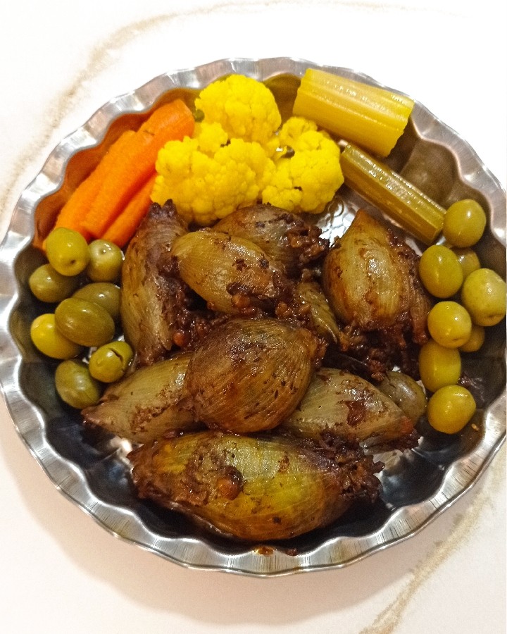 عکس دلمه پیاز