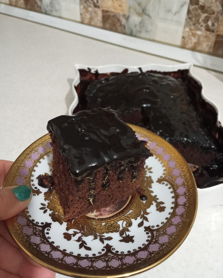 عکس کیک شکلاتی