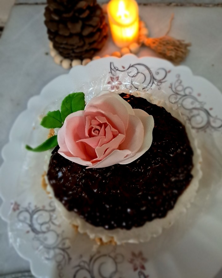عکس چیز کیک کاکائویی