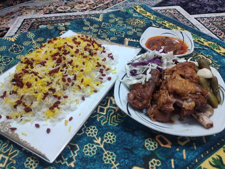 عکس چلو گوشت 