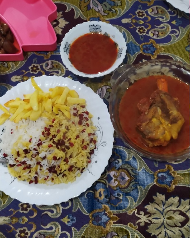 عکس چلوگوشت . خوشمزه جان