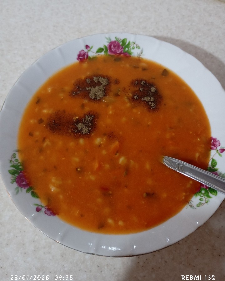 عکس سوپ جو