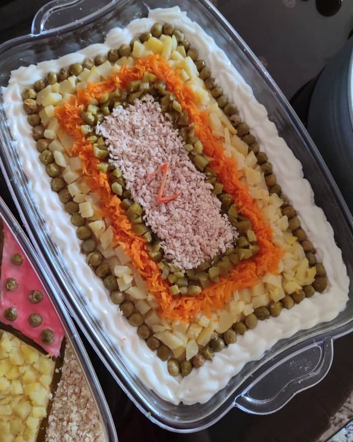 عکس سالاد الویه مجلسی ♡