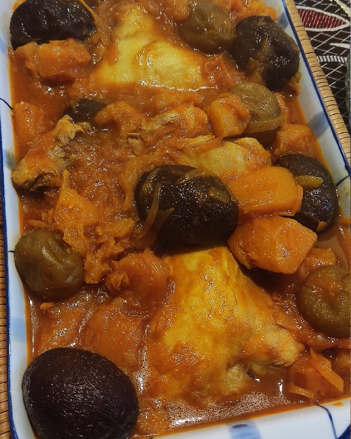 عکس خورشت کدوحلوایی 