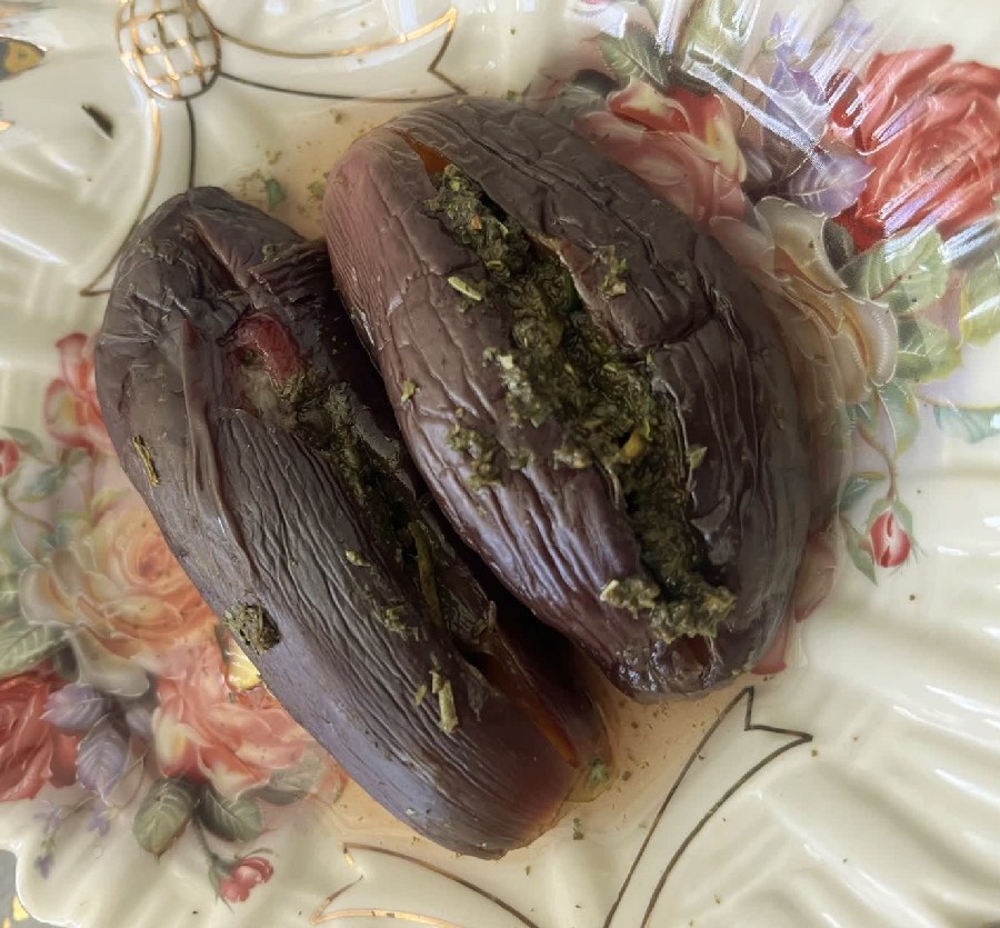 ترشی بادمجان شکم پر 