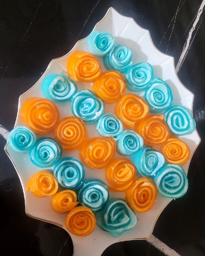 عکس ژله فرفره ای 