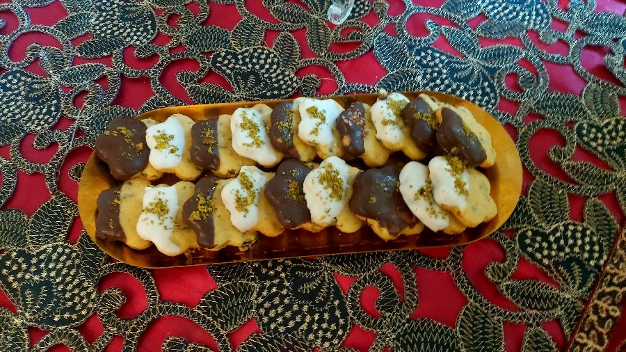 عکس شیرینی پسته ای 