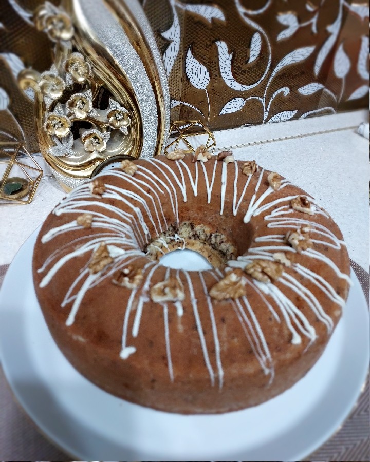 عکس کیک گردو