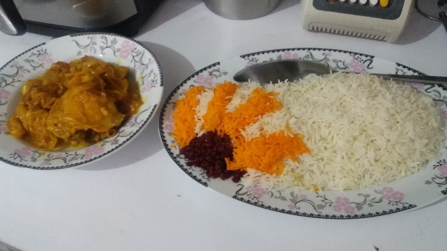 مرغ کاراملی