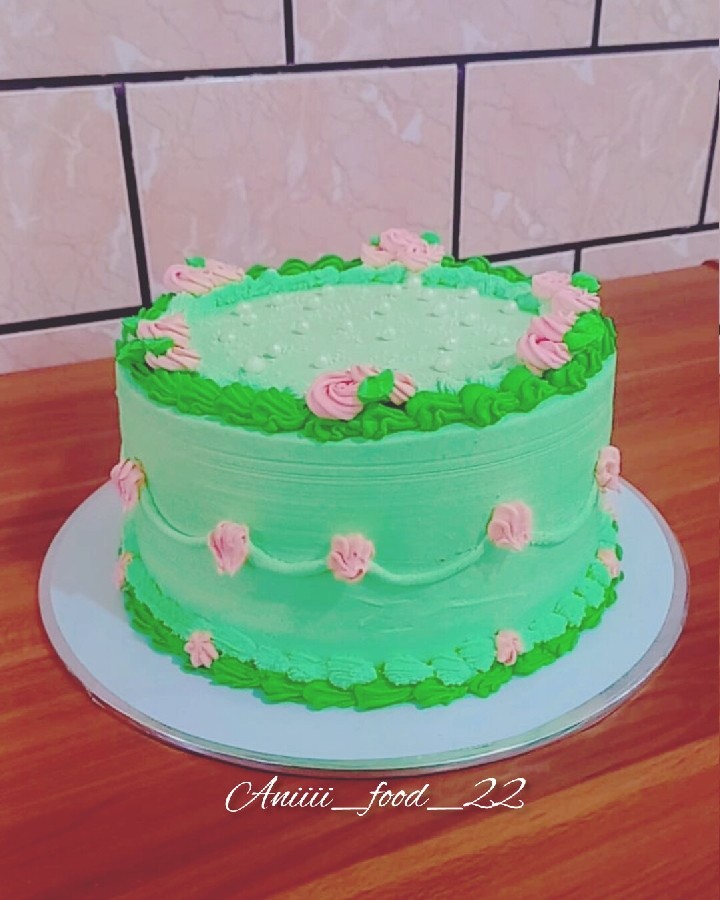 عکس کیک خامه ای