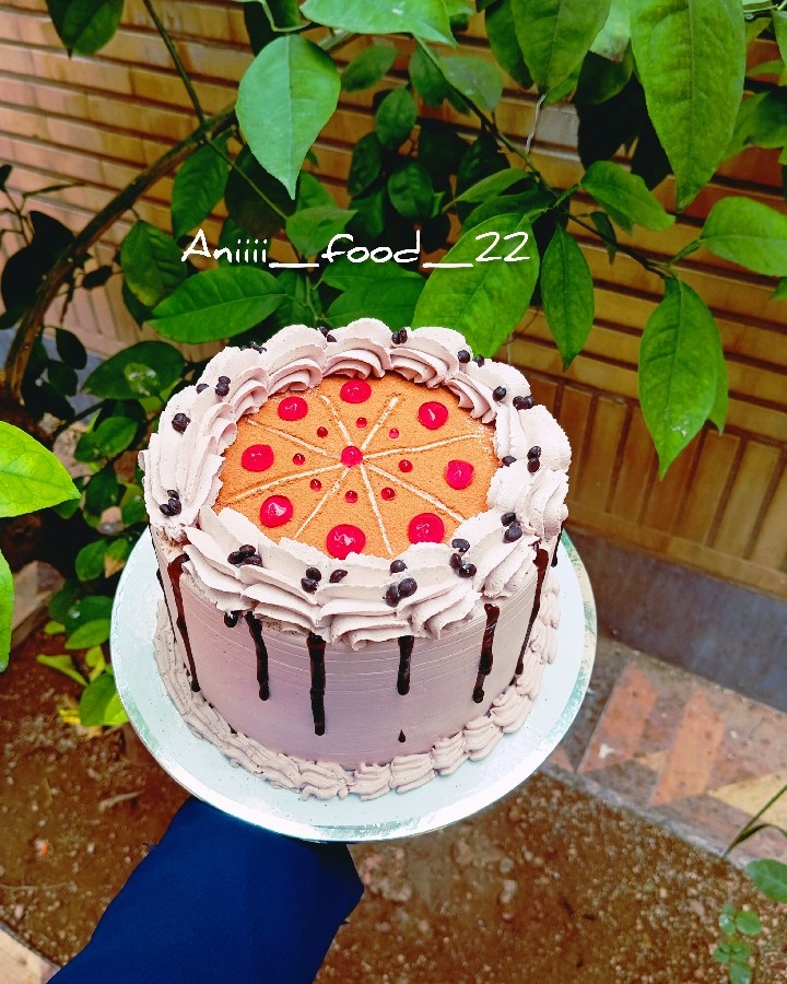 عکس کیک خامه ای