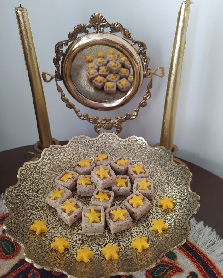عکس شیرینی نارگیلی شیری (بدون فر)