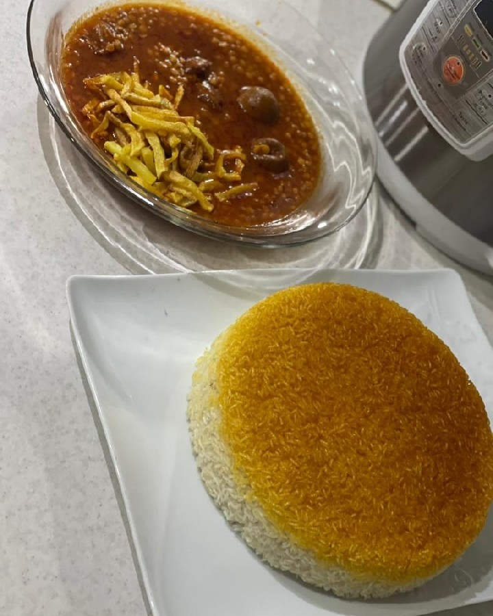 عکس چلوخورشت قیمه?