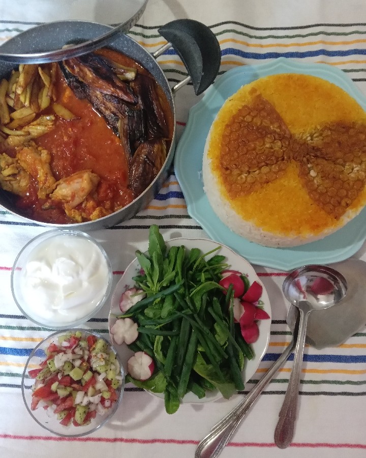 عکس خورش بادمجان 