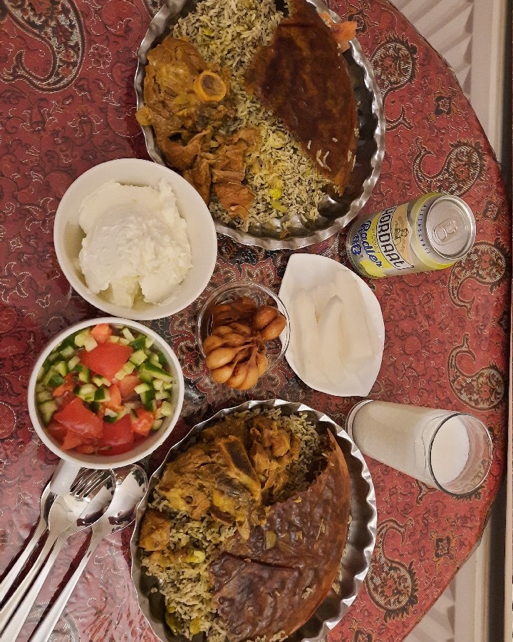 عکس شوید باقالی پلوگوشت 