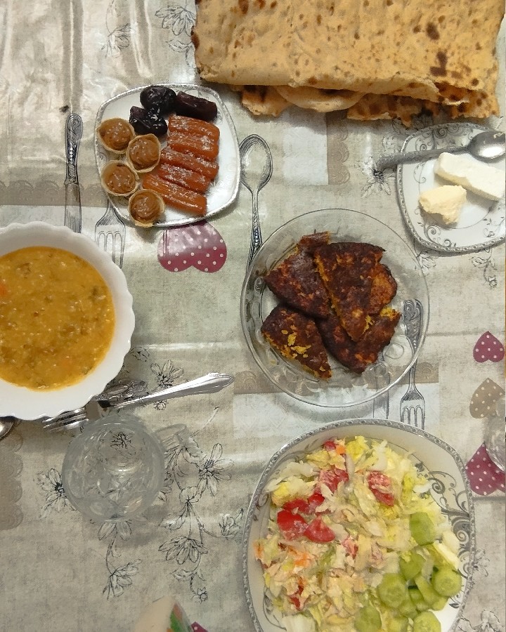 عکس سفره افطاری