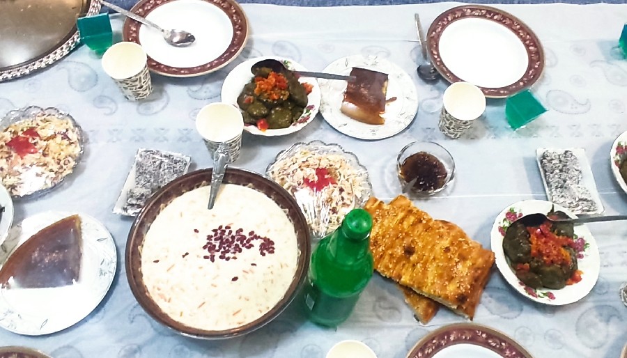 عکس سفره افطار