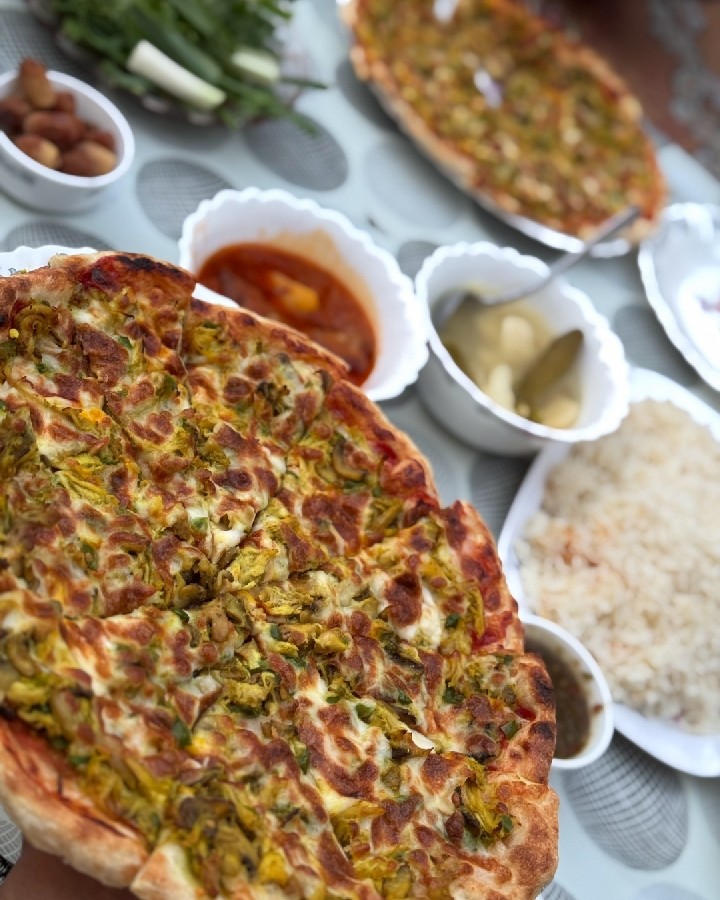 عکس افطاری(پیتزا مرغ)