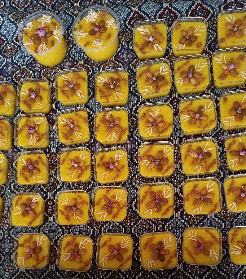 عکس شله زرد نذری 