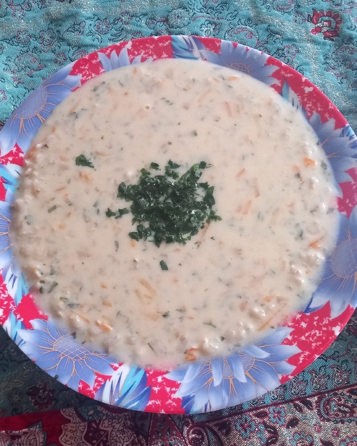 عکس سوپ خامه ای 