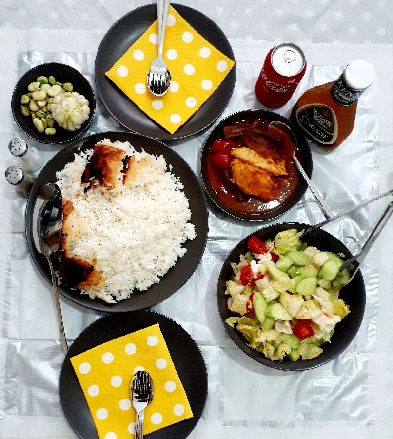 عکس خورشت بادمجون # ناهار امروز ما # جاتون سبز # 