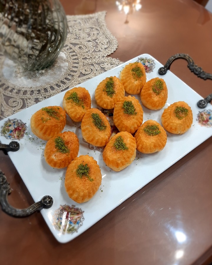 عکس شیرینی پفکی شربتی