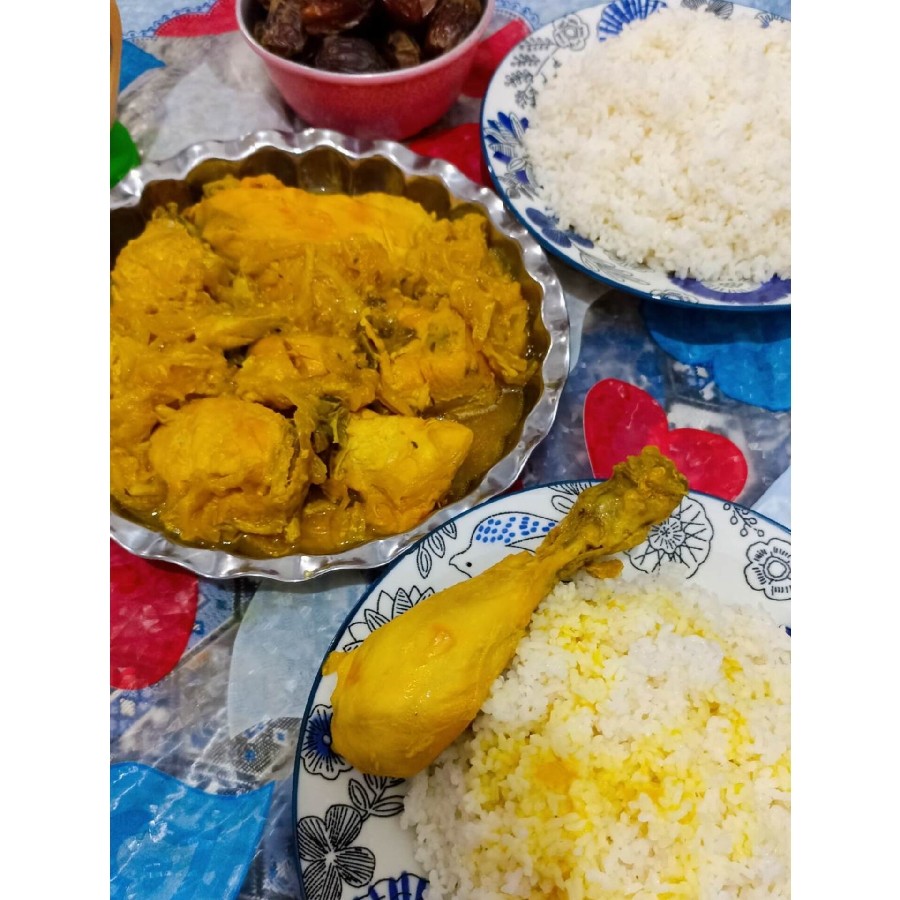 عکس مرغ زعفرانی