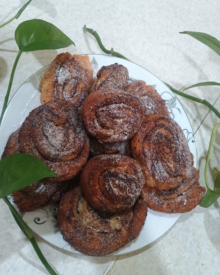 عکس رول دارچینی
