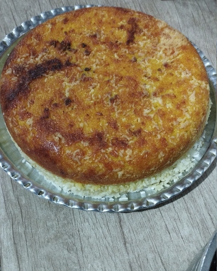 ته چین مرغ جاتون خالی عالی شد?
