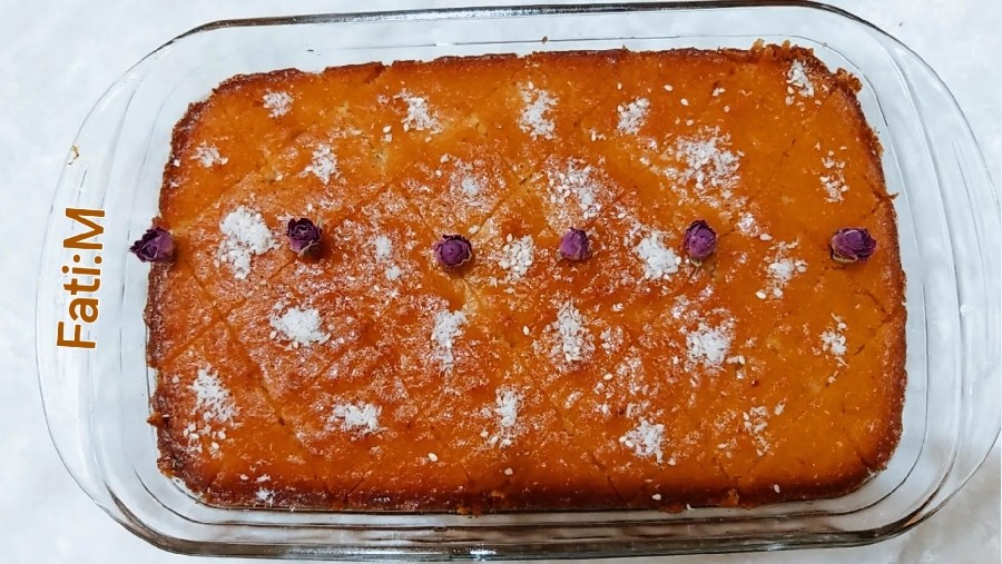 عکس کیک شربتی شیرازی
