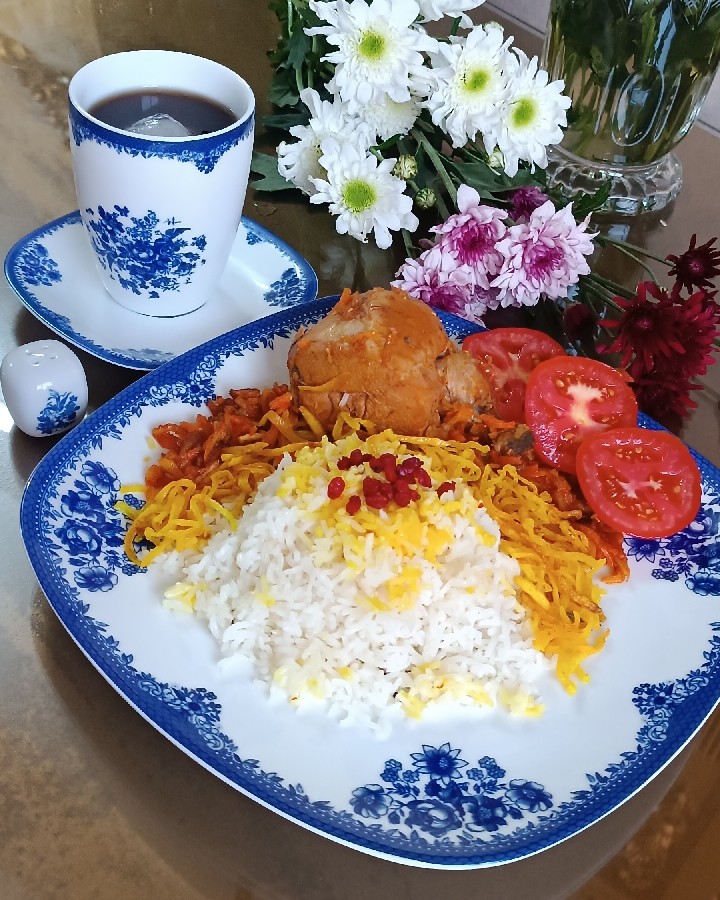عکس زرشک پلو با مرغ تقدیم نگاهتون?
یکی از غذاهای مورد علاقم ?
مرسی که لایک میکنی دوست قشنگم???
