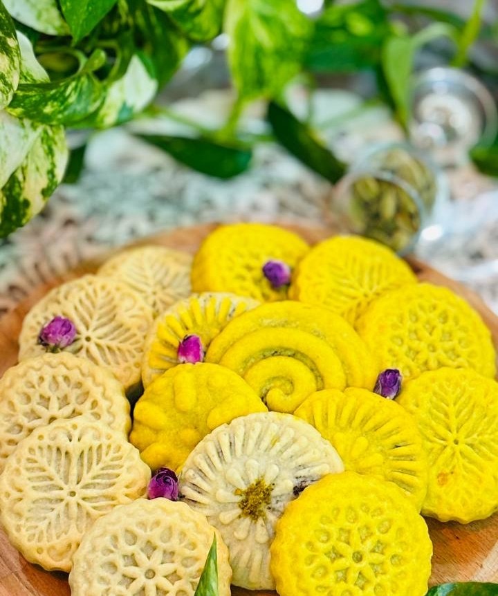 عکس کلمپه زعفرانی و ساده گردویی