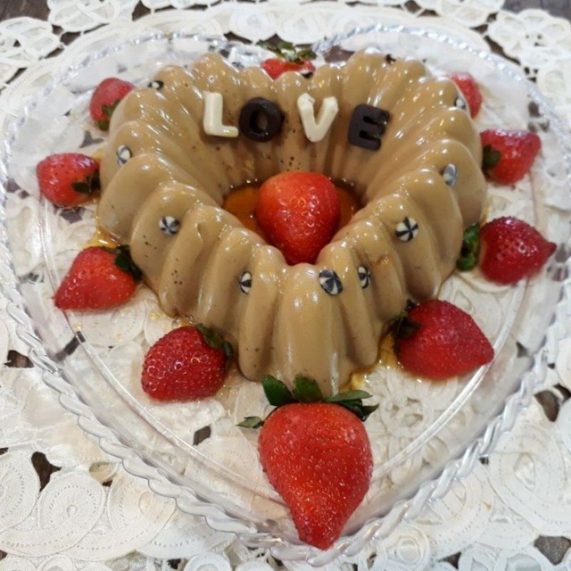 عکس دسر کرم کارامل