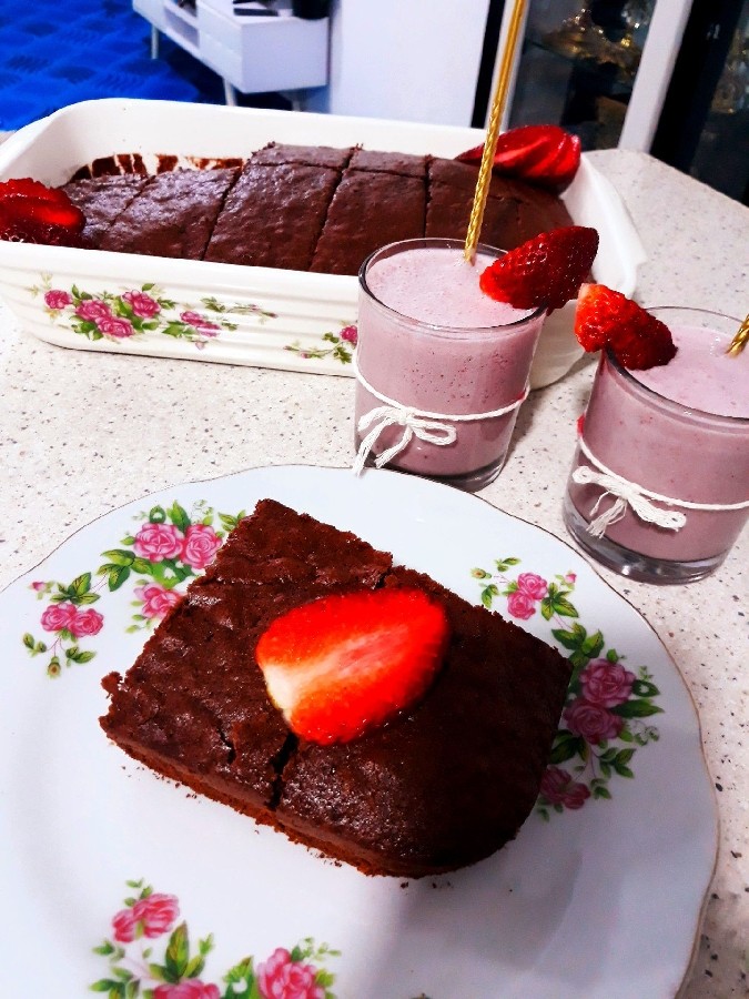 عکس کیک شکلاتی