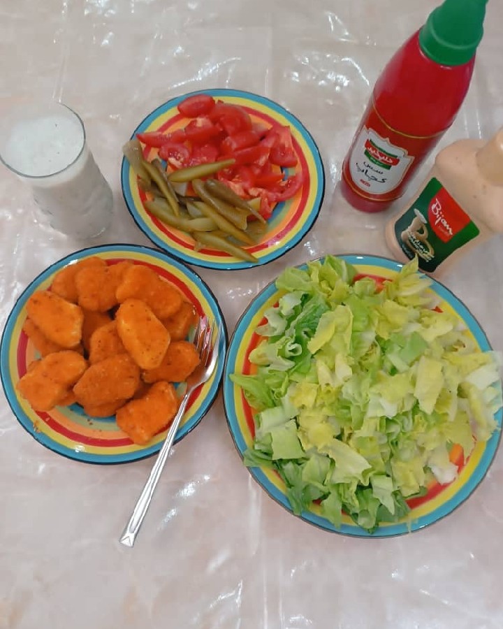 عکس ناگت مرغ