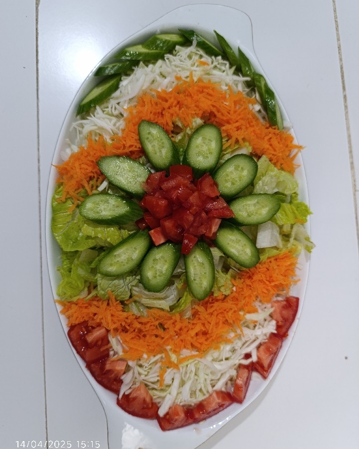 عکس تزیین سالاد