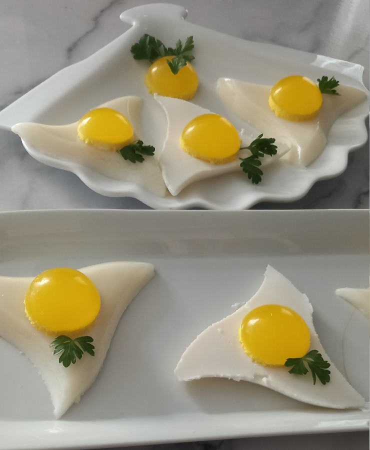 عکس ژله ی تخم مرغی و ژله بستنی درطرح های مختلف 