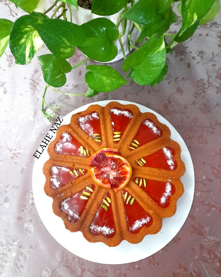 عکس کیک پرتغال توسرخ
