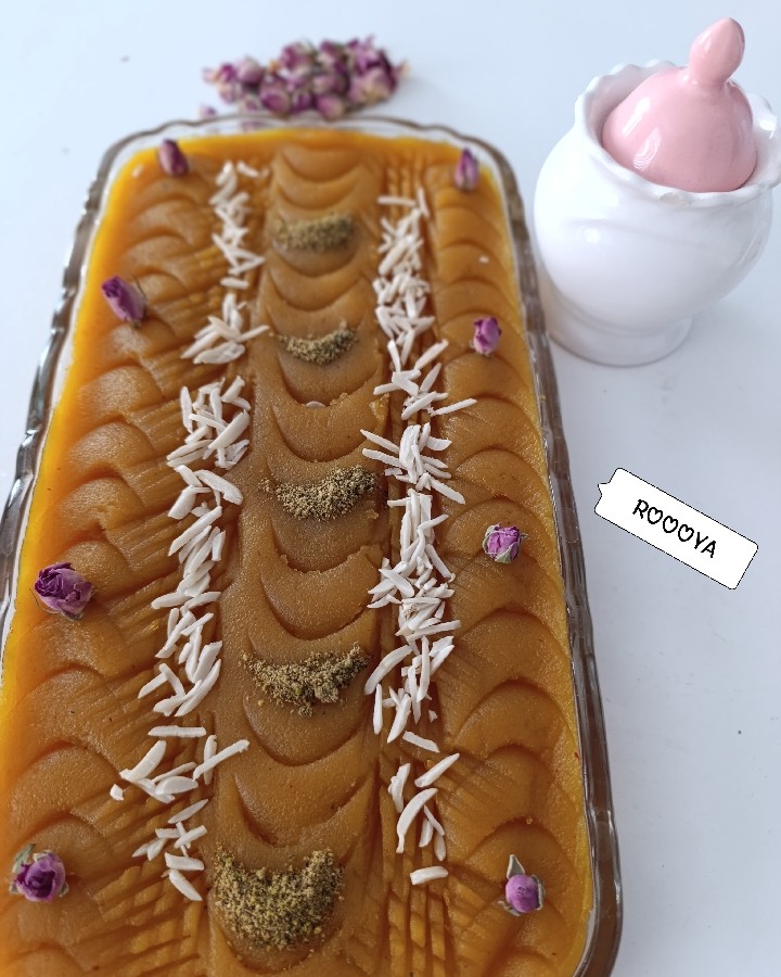 عکس حلــوا باآردگندم و نخود