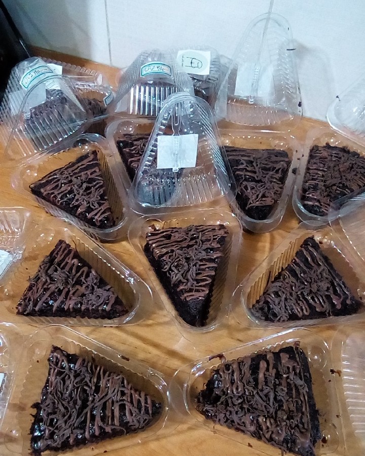 عکس کیک خیس شکلاتی 
