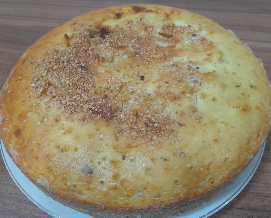 عکس کیک کشمش وگردو