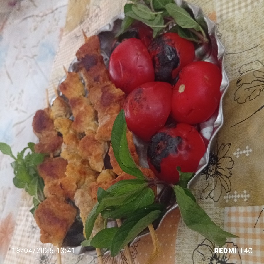 جوجه با گوشت بوقلمون 