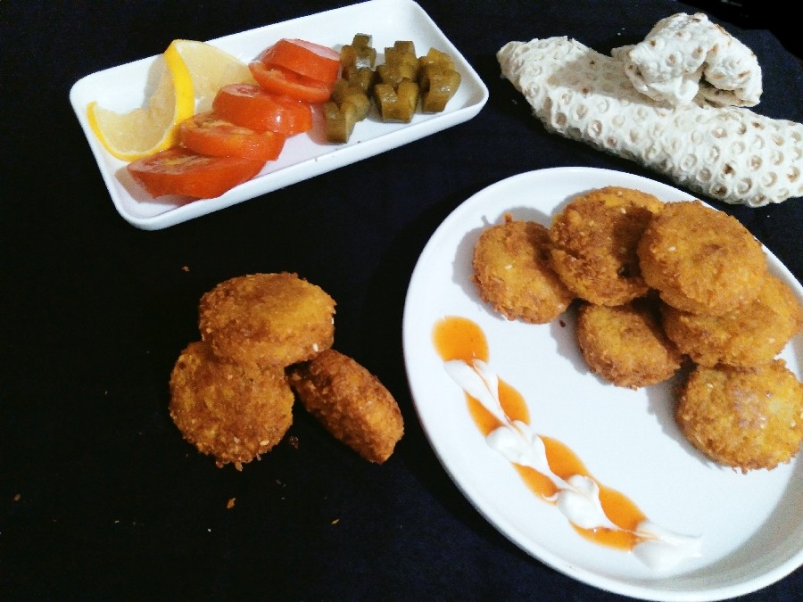 عکس روزمرگی با فلافل