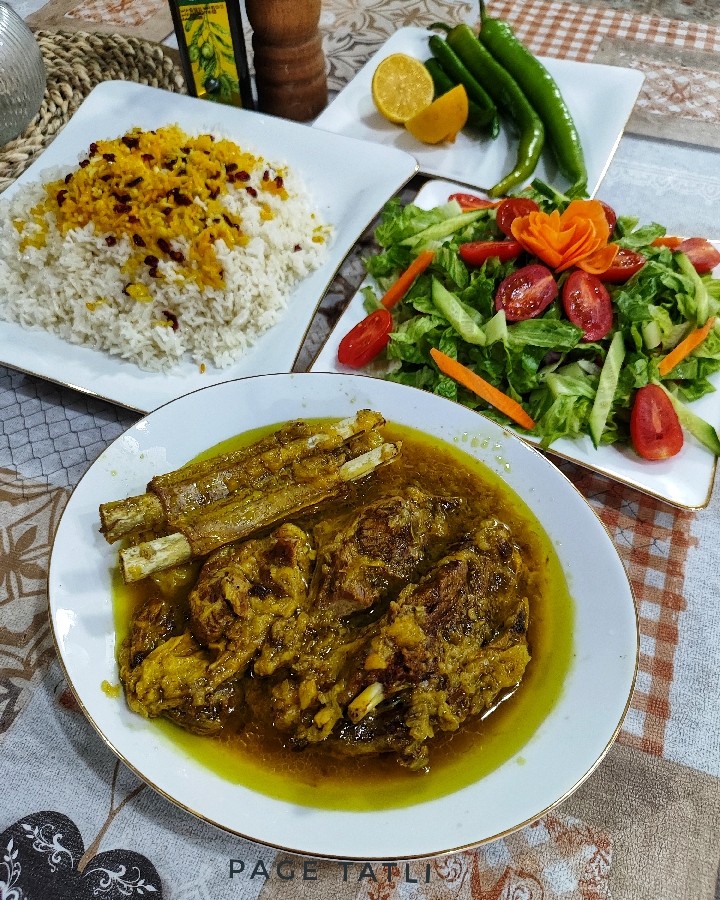 عکس چلو گوشت 
