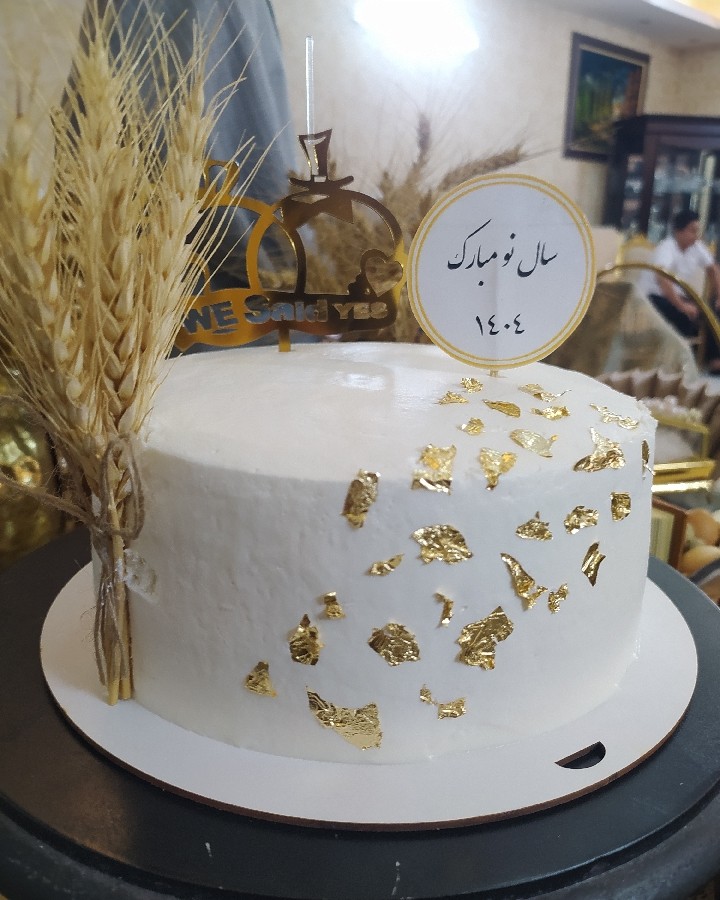 عکس کیک عیدی عروس