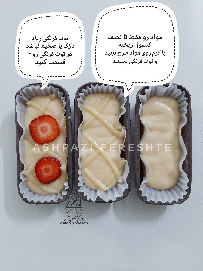 عکس پای توت فرنگی کرمدار