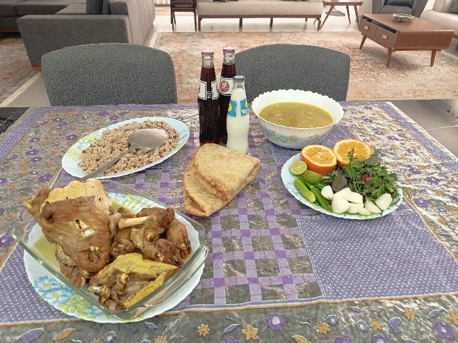 عکس کله پاچه ظهر جمعه