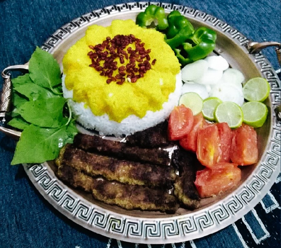 عکس سینی کباب تابه ای