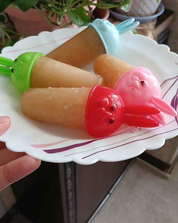 عکس بستنی میوه ای خونگی